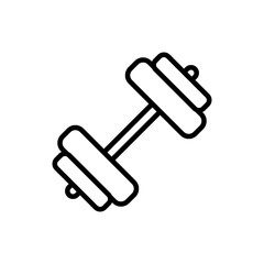 dumbbell gym line style icon