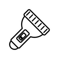 flash light line style icon