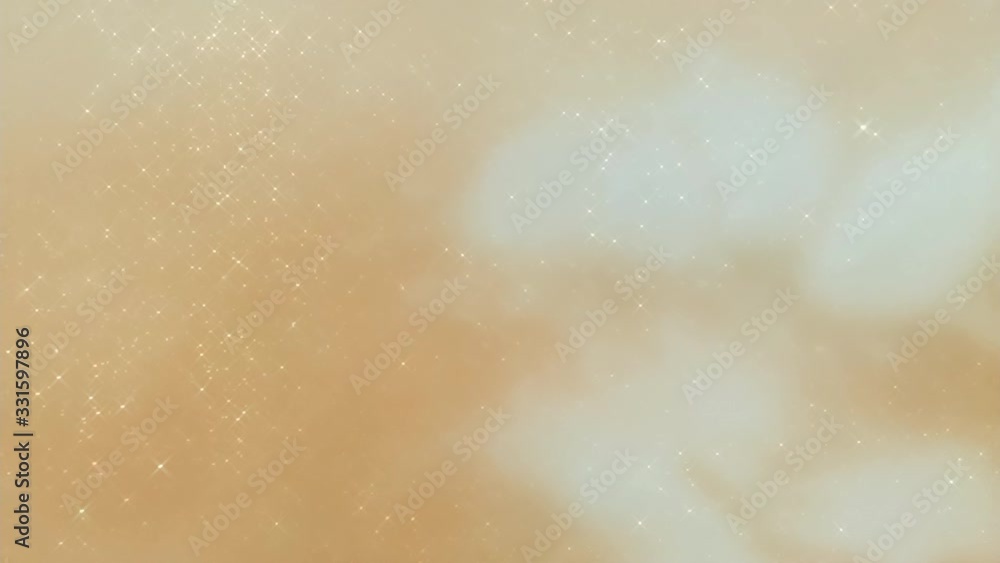 Aufkleber glitter particle drifting and twinkling on color background
