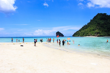 Beach and village