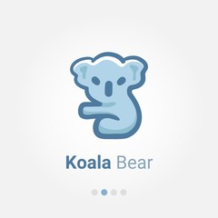 Koala Bear character design vector