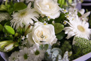 Obraz na płótnie Canvas Flower arrangement by a professional florist