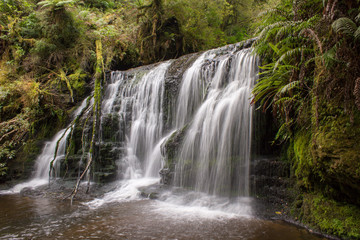 Fototapeta na wymiar Slow Flow Waterfall
