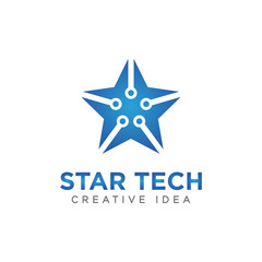 Obraz premium Technology Logo Icon Design Vector