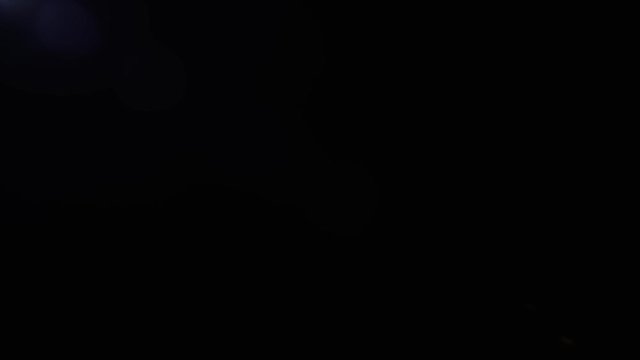 Realistic optical lens flare effect. Light transition