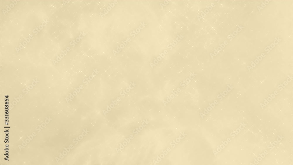 Poster glitter particle drifting and twinkling on color background