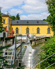 Wasserkraftwerk am Hochablass in Augsburg