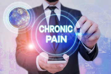 Handwriting text Chronic Pain. Conceptual photo pain that is ongoing and usually lasts longer than...