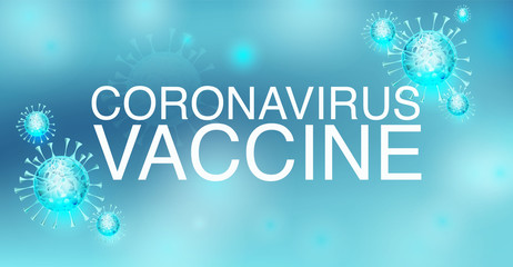 Coronavirus vaccine, vector corona 2019-ncov remedy background.