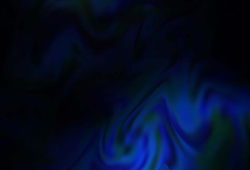 Dark BLUE vector glossy abstract layout. Glitter abstract illustration with gradient design. New style for your business design.