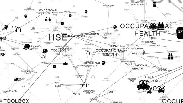 Occupational health and safety safe work place WHS HSE OSH animation
