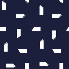 Monochrome elegant pattern. Seamless texture for fabric. Blue and white colors