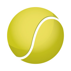 tennis ball sport equipment icon