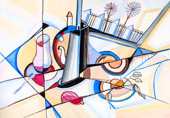 still life with coffee pot