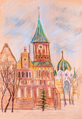 Obraz premium German church in Kaliningrad