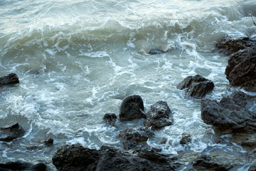 Ko Ngai Hai Island sunrise aerial drone view