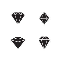 Fototapeta na wymiar Set Of Diamond Logo Template vector icon illustration