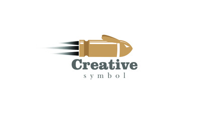 This logo is combination of bullet and rabbit