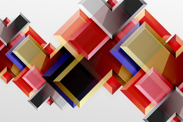 Metal arrow shape background. Abstract geometric background with 3d effect composition For Wallpaper, Banner, Background, Card, Book Illustration, landing page