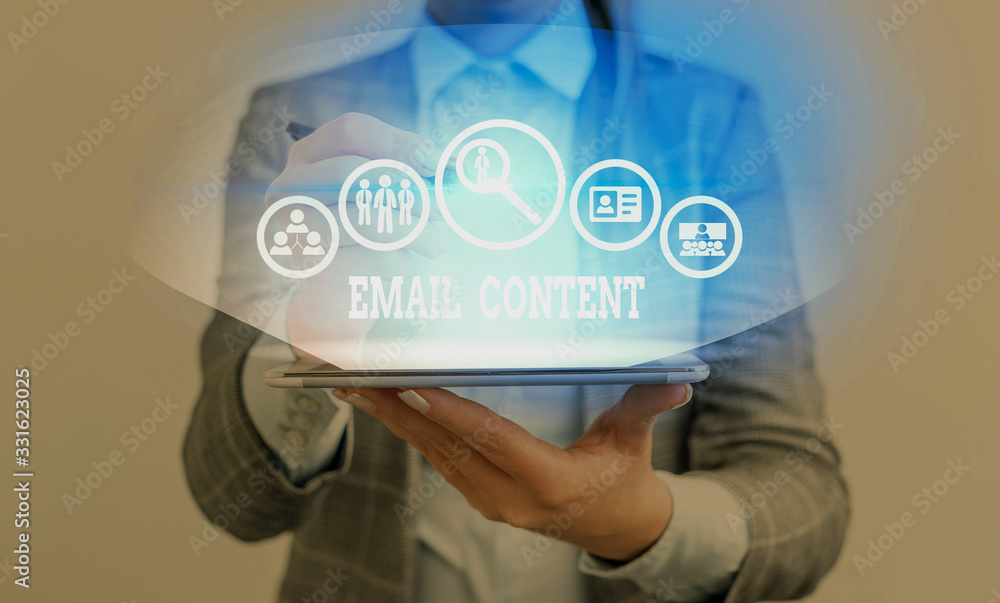 Poster handwriting text writing email content. conceptual photo it is the essence of a communicated message