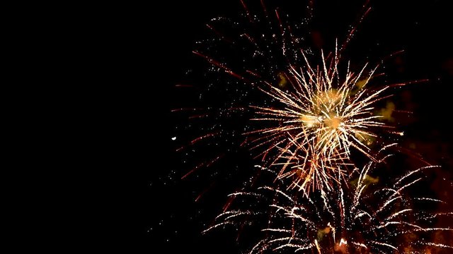 Fireworks show during "La Crida", the inauguration of Fallas festival in Valencia, Spain.
