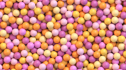Colorful balls background