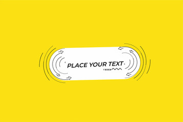 Obraz premium Flat linear promotion geometric shapes banner, scroll, sticker, badge, price tag, poster.