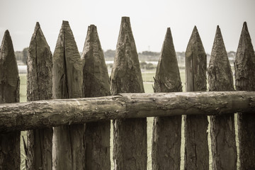 Obstruction, prohibition, reliable fence.