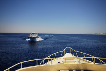 Divign boat, Sharm El Sheikh, Egypt.