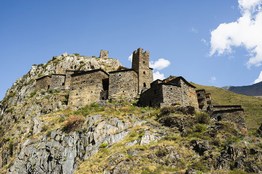 Ancient City-Fortress Mutso, Khevsureti, Georgia