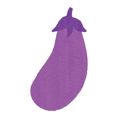 手描き風かわいいナス- Eggplant illustration