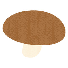 手描き風かわいいきのこ-mushroom illustration