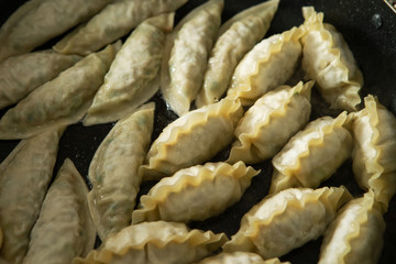 Home made pan fried dumpling