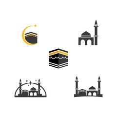 Naklejka premium kaaba logo