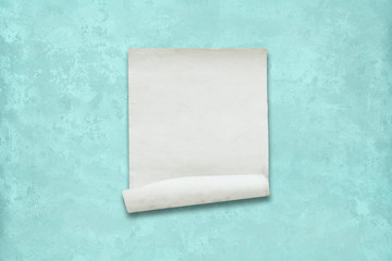 paper on wall