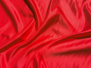 Modern luxury red fabric texture background. Valentines Day or Christmas Day wallpaper design