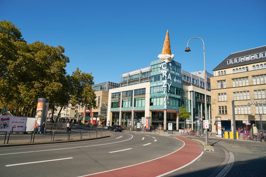 COLOGNE, GERMANY - CIRCA SEPTEMBER, 2019: Cologne urban landscape.