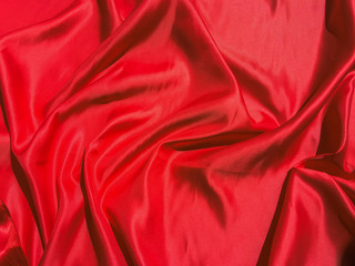 Modern luxury red fabric texture background. Valentines Day or Christmas Day wallpaper design