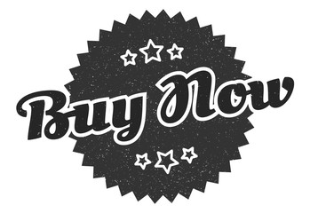 buy now sign. buy now round vintage retro label. buy now
