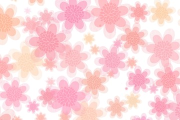 Colorful flower patterned background. Perfect for artwork or wallpaper 
