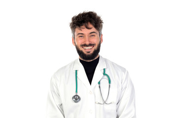 Fototapeta premium Doctor wearing a lab coat