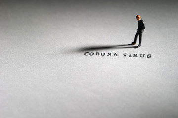 Miniature and corona virus words