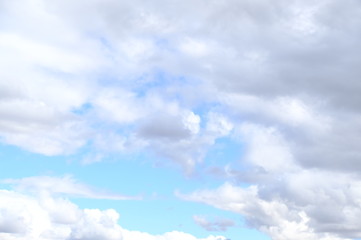 Beautiful blue sky clouds for background.