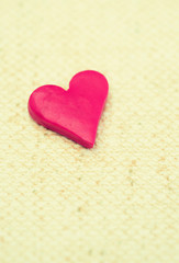 little heart on rough background