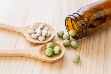 サプリメント　薬　イメージ素材