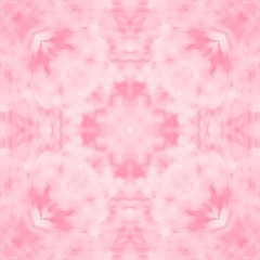 Fototapeta premium Pattern pink vintage style. Floral ornament, graphic drawing. Grunge texture. Festive greeting card. Abstract art background. Modern seamless pattern. Festive art backdrop. Creative vector element.