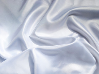 Solf white satin fabric texture background. use as wedding or aniversary day with copy space for design