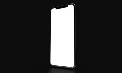 smartphone mobile in 3d mockup