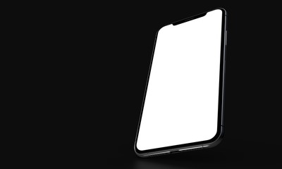 smartphone mobile in 3d mockup