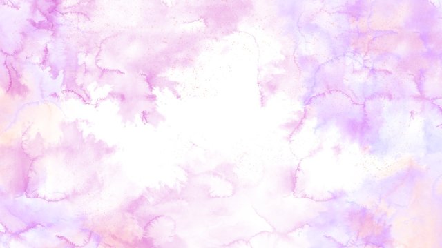 Stains pink lilac overlay watercolor textural digital art over a white background. Print for cards, banners, posters, web, stationery, covers, wrapping paper, boxes, packages.